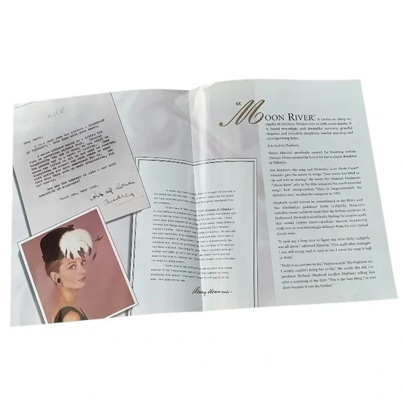 Audrey Hepburn Breakfast at Tiffany's Memorabilia includes Copy of Script And CD - Picture 6 of 6